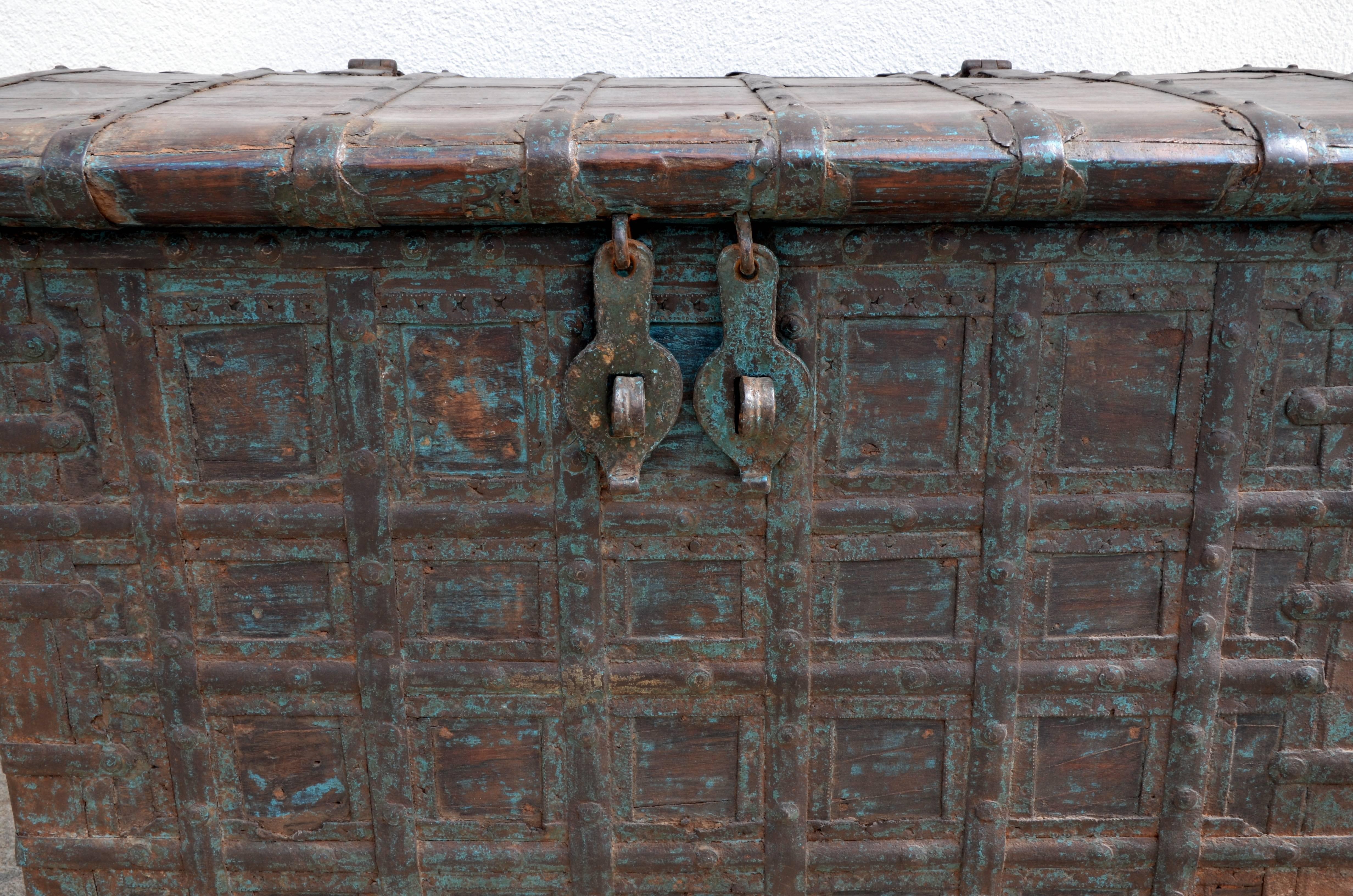 Patinated Weathered Bronze Clad Wood Trunk