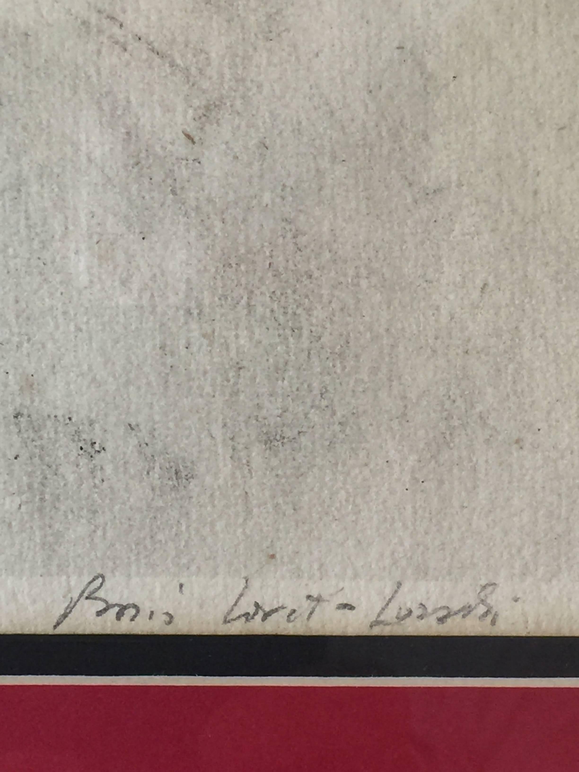 Paar seltene signierte Art-Déco-Lithographien von Boris Lovet-Lorski im Zustand „Gut“ im Angebot in Los Angeles, CA