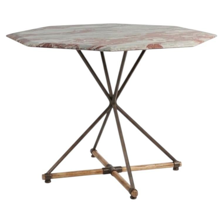 Pre-owned Terra Cleo Baldon Breakfast / Game / Center Table For  Furniture In Brown