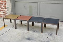 Damier Modular Coffee Table or Set of Side Tables by Design Frères