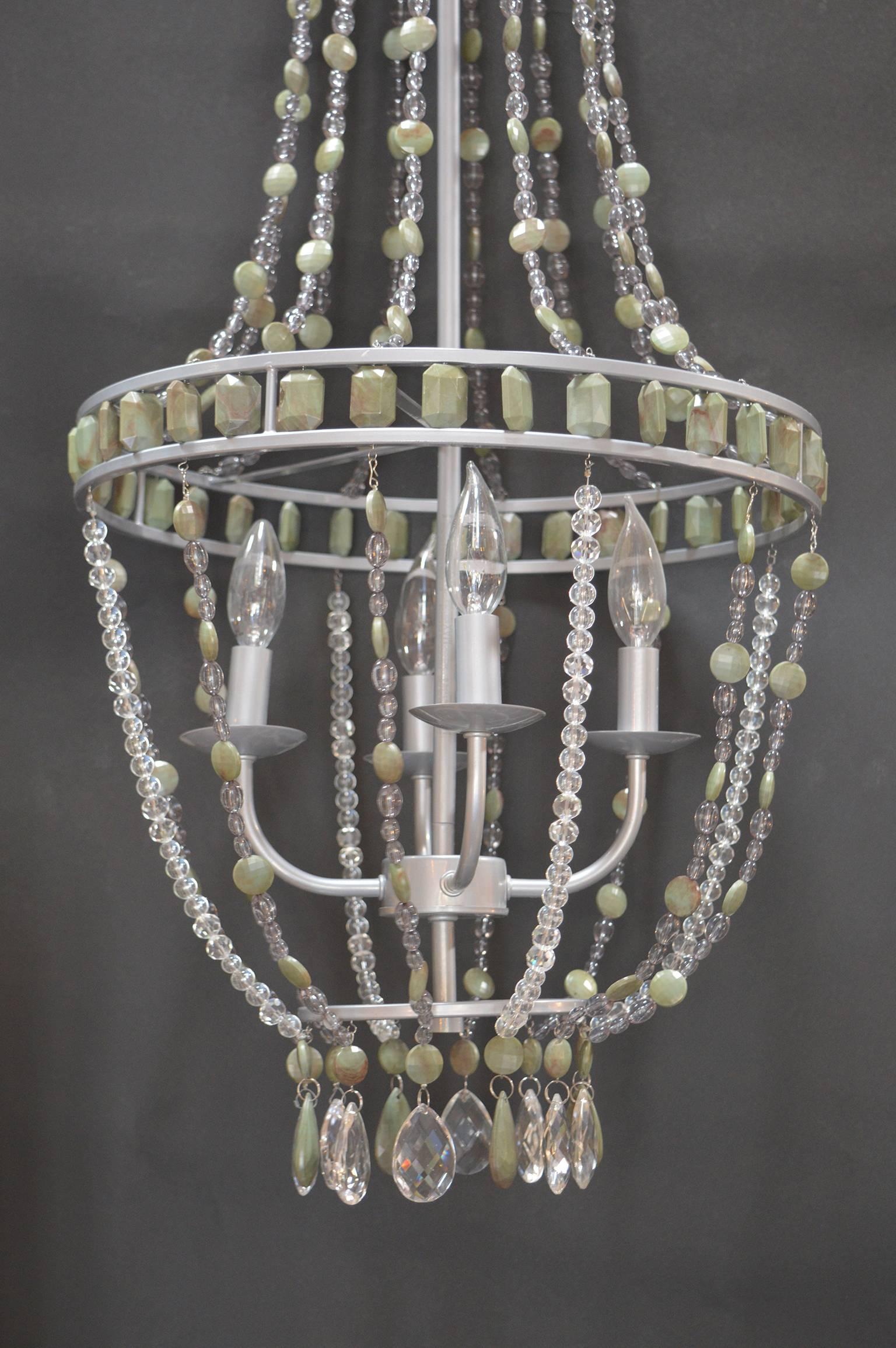 Hollywood Regency Chandelier In Excellent Condition For Sale In Los Angeles, CA