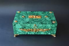 Russian Malachite Box