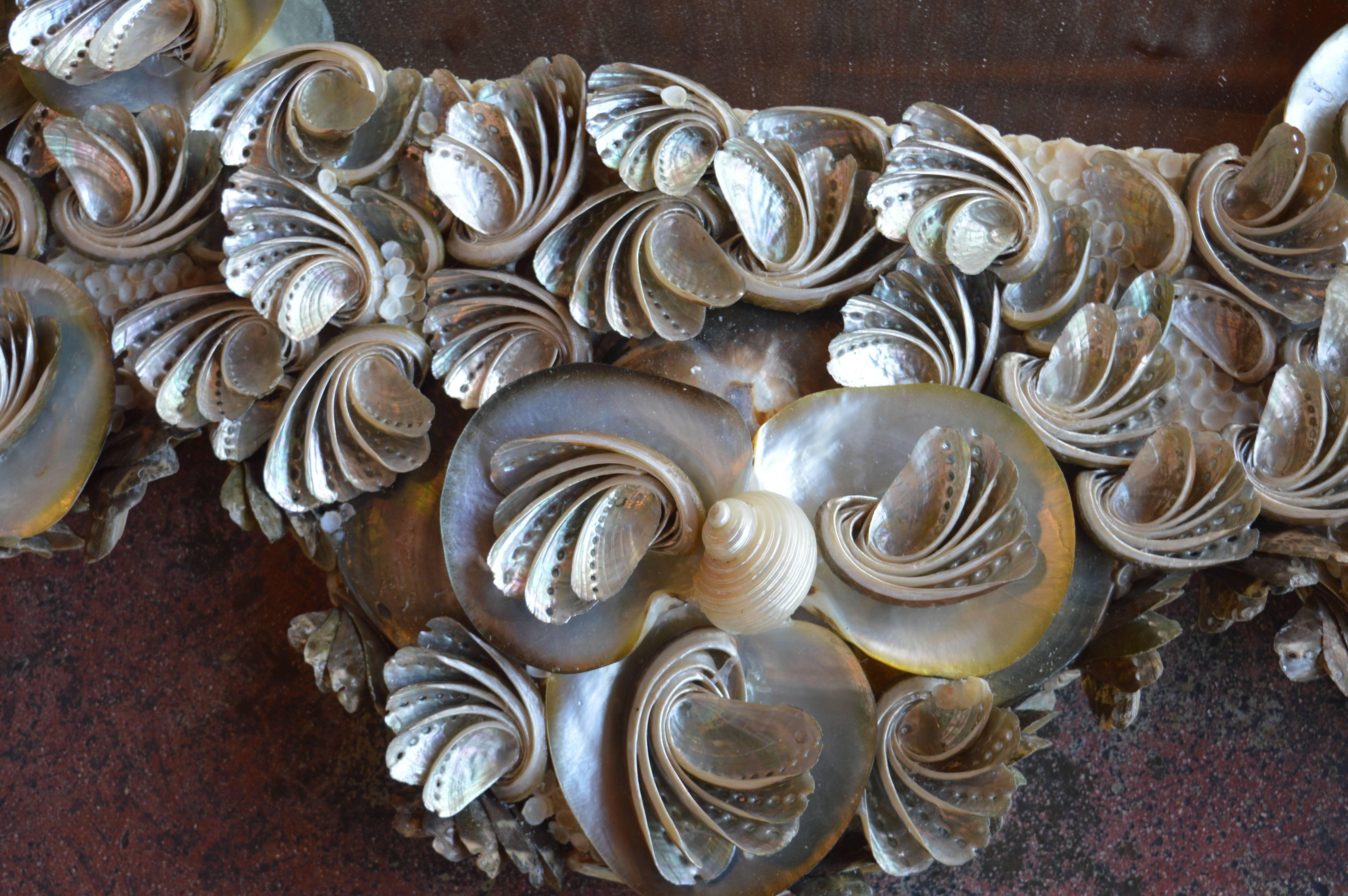 Abalone Sea Shell Mirror