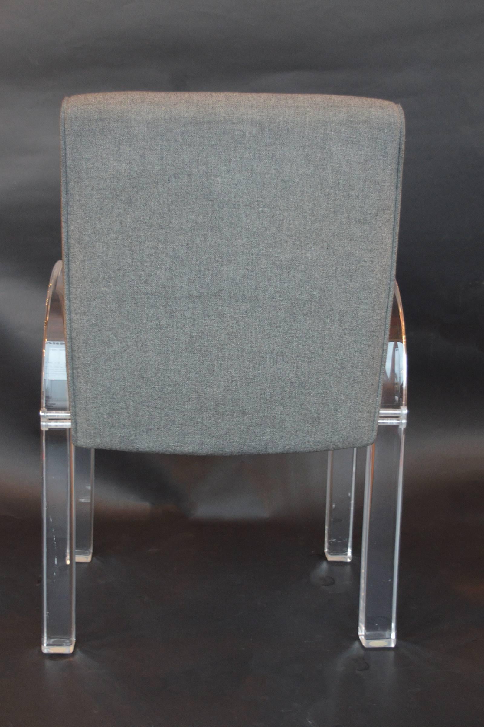 Set of Four Charles Hollis Jones Armchairs For Sale 1