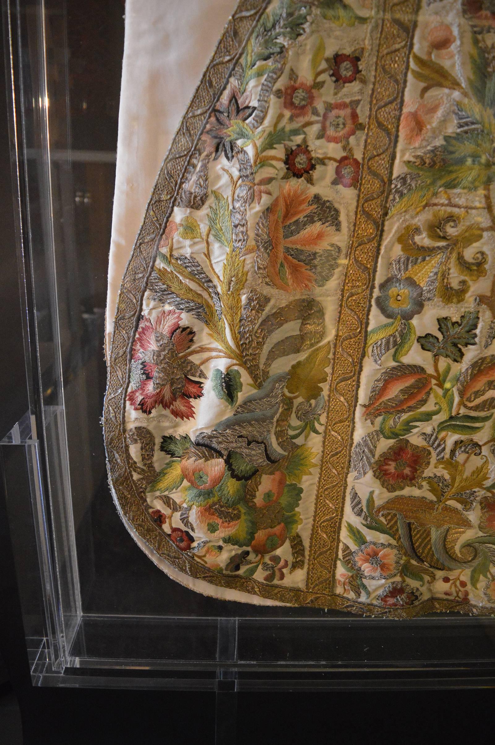 18th Century Embroidered Chasuble 4