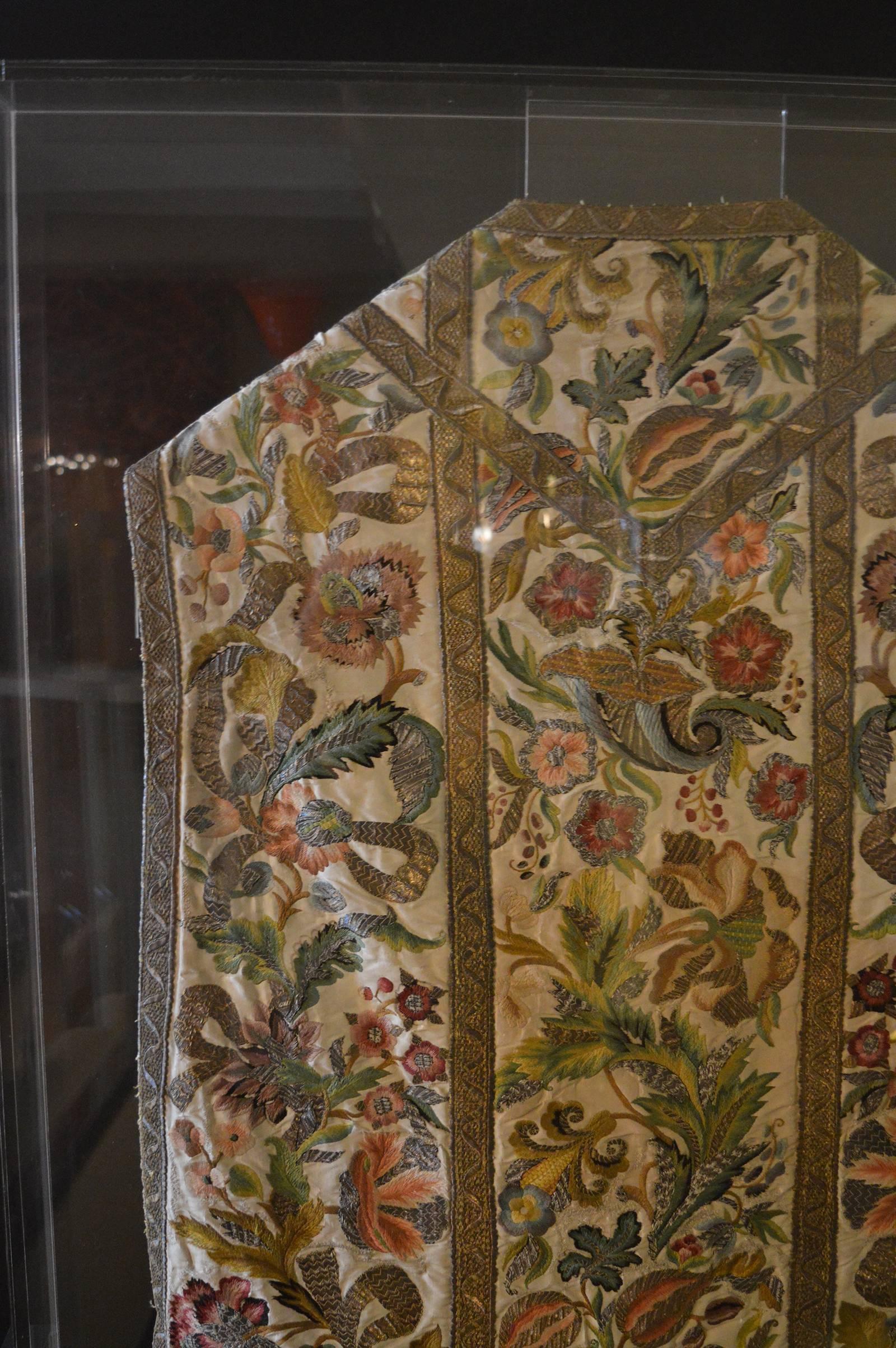 18th Century Embroidered Chasuble 3