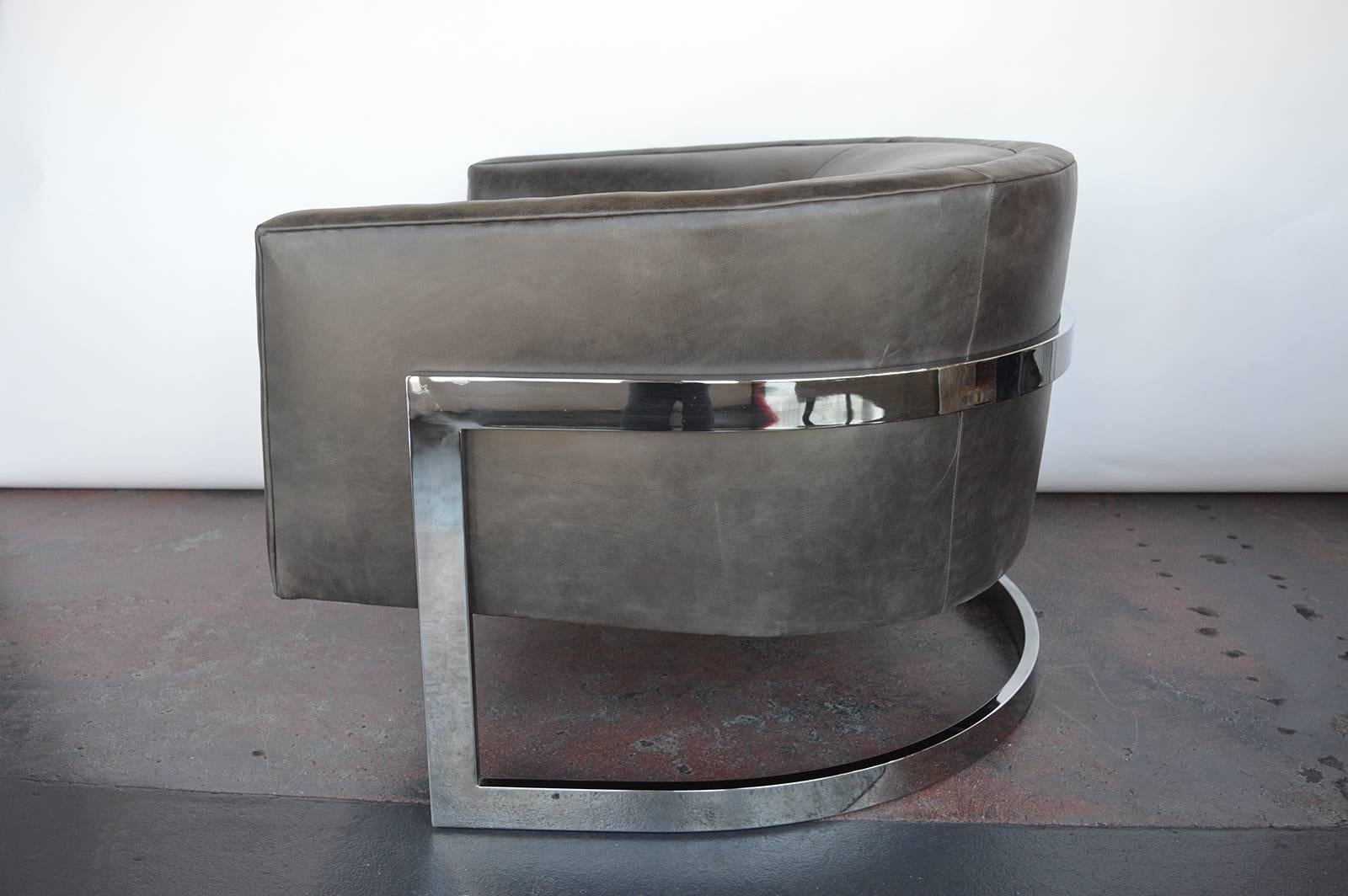 American Pair of Jules Heuman for Metropolitan Armchairs