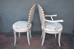 Set of Eight Shell Back Chairs