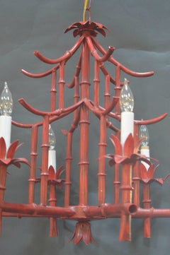 Red Pagoda Chandelier