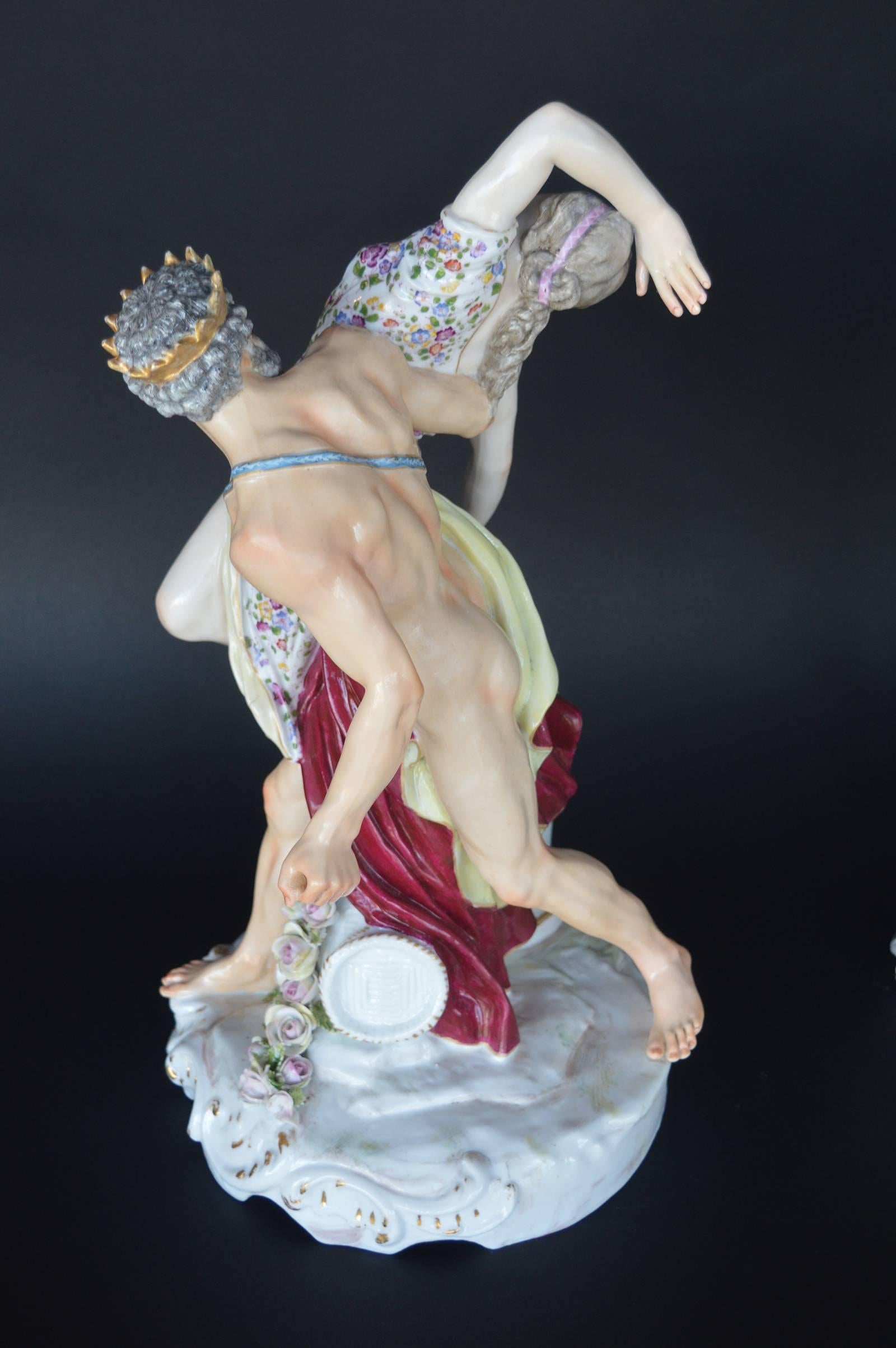 20th Century Set of Two Porcelain Sculptures For Sale