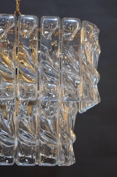 Waved Glass Chandelier