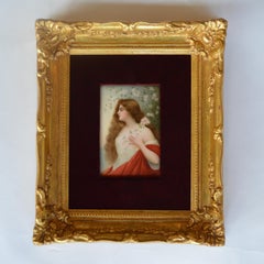Set of Three Porcelain Plaques Germany KPM circa 1900s