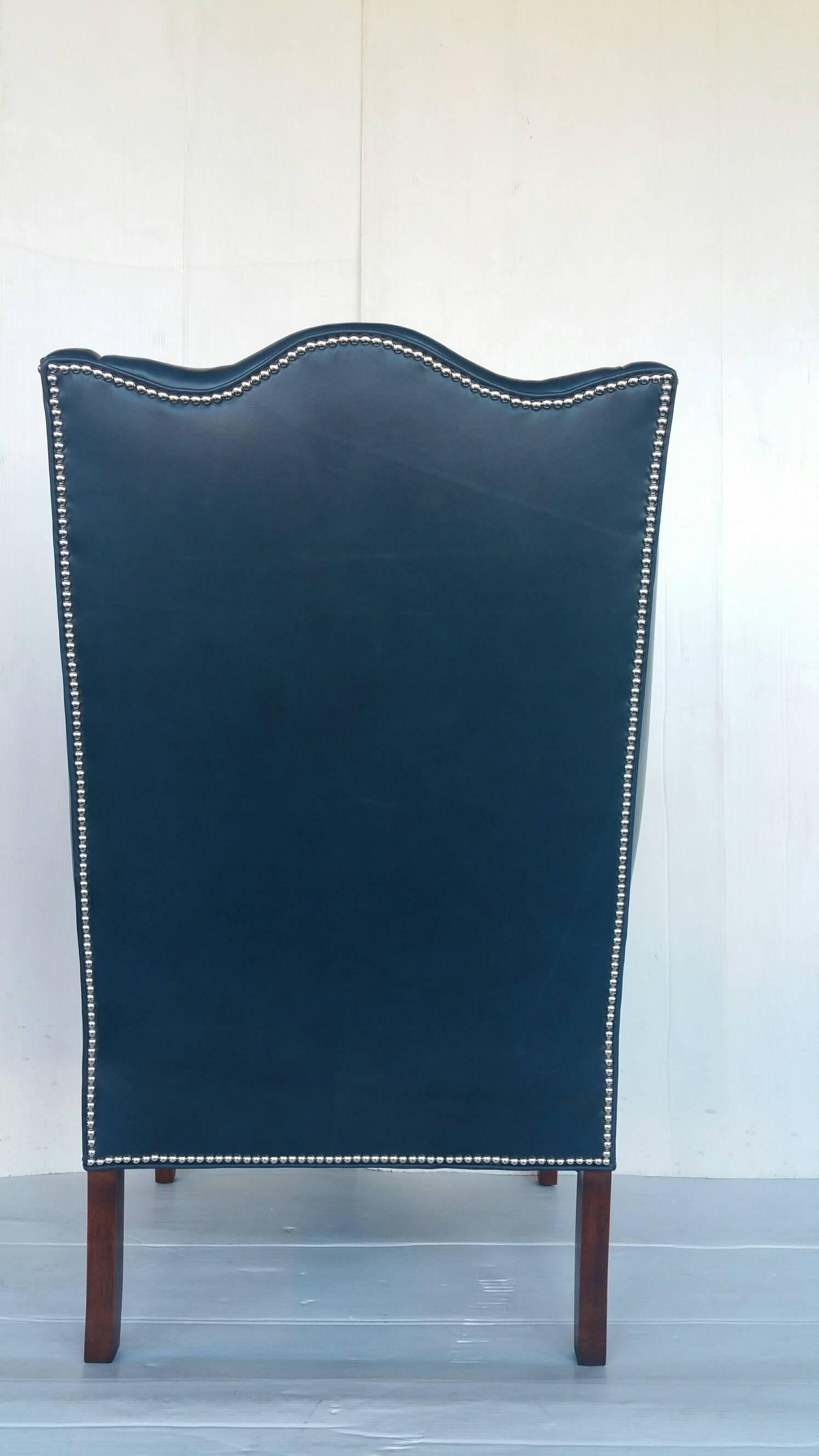 Pair of Wingback Chairs In Excellent Condition In Los Angeles, CA