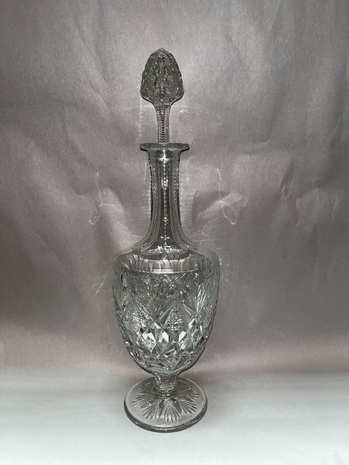 French St. Louis wine decanter. Stamped.
Made in France.