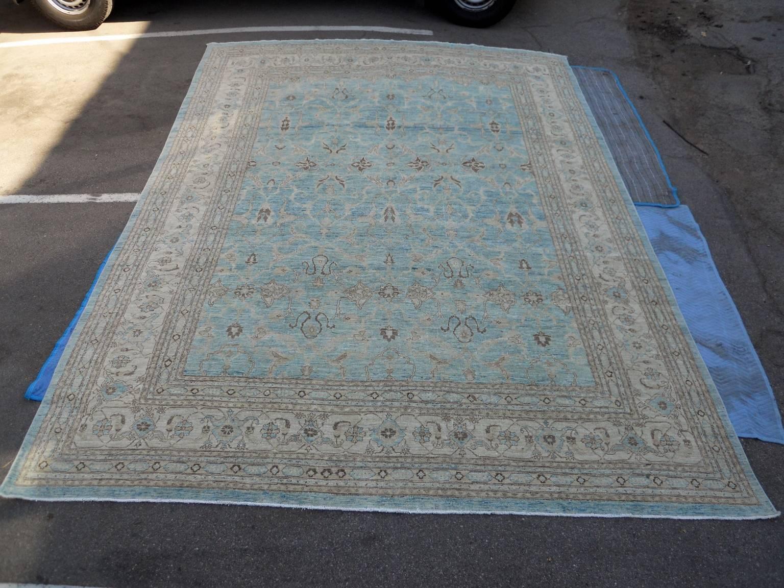 20th Century Turkish Oushak Style Rug