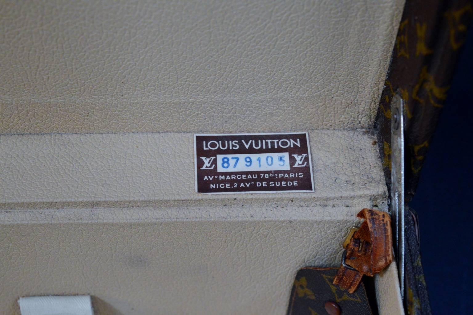 Leather Set of Vintage Louis Vuitton Suitcases