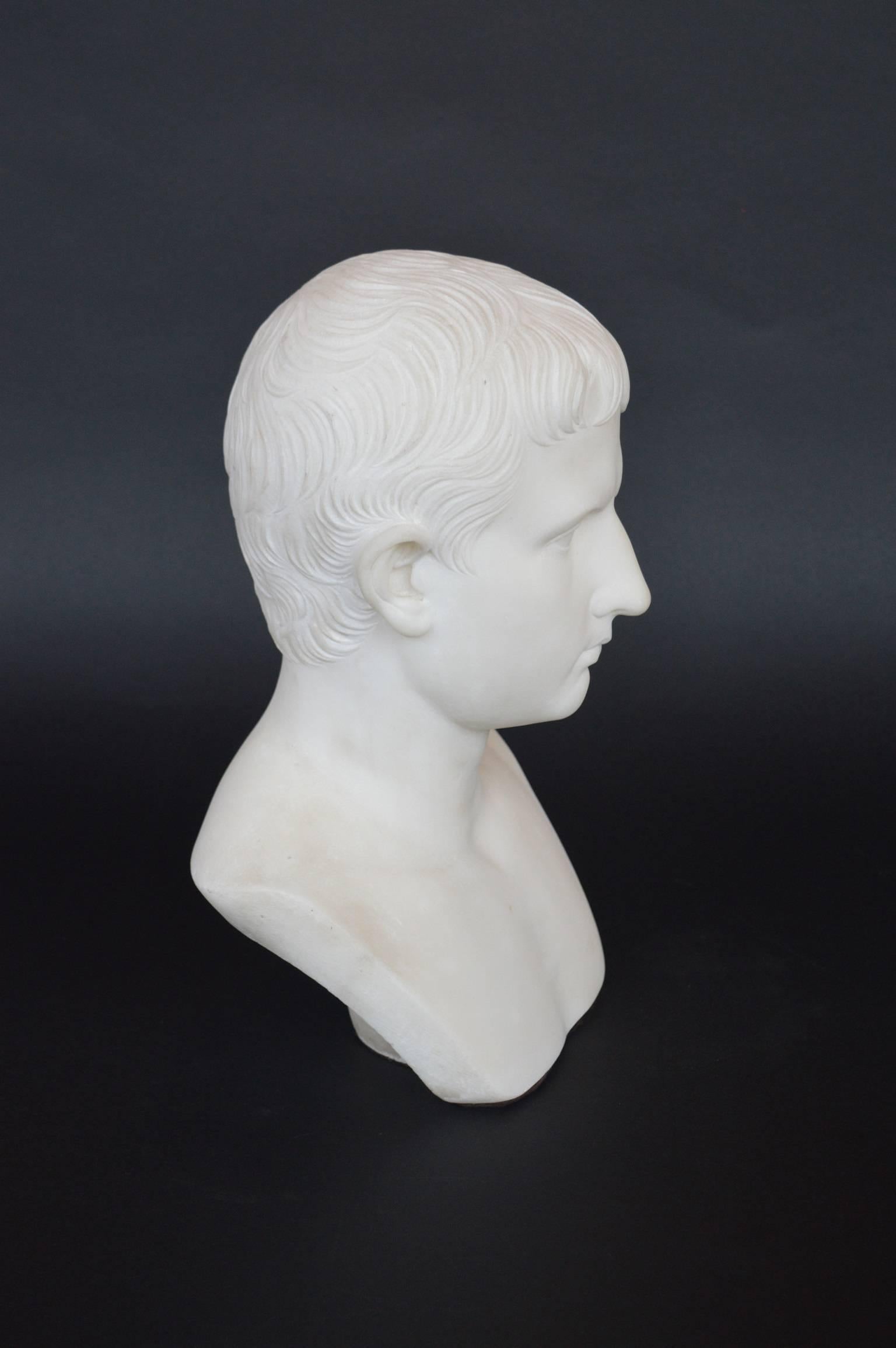 Italian Solid Marble Bust