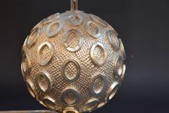 Pair of Bryan Cox White Gold Leaf Perth Lamps