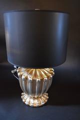 Pair of White Gold Bryan Cox Lamps