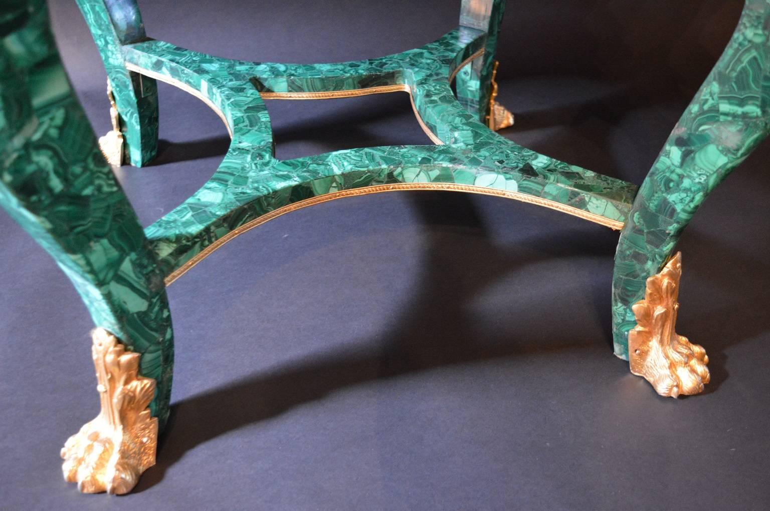 malachite table top