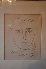 "Pour Roby" Etching by Pablo Picasso