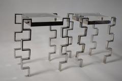 "Chain" Side Tables by Charles Hollis Jones