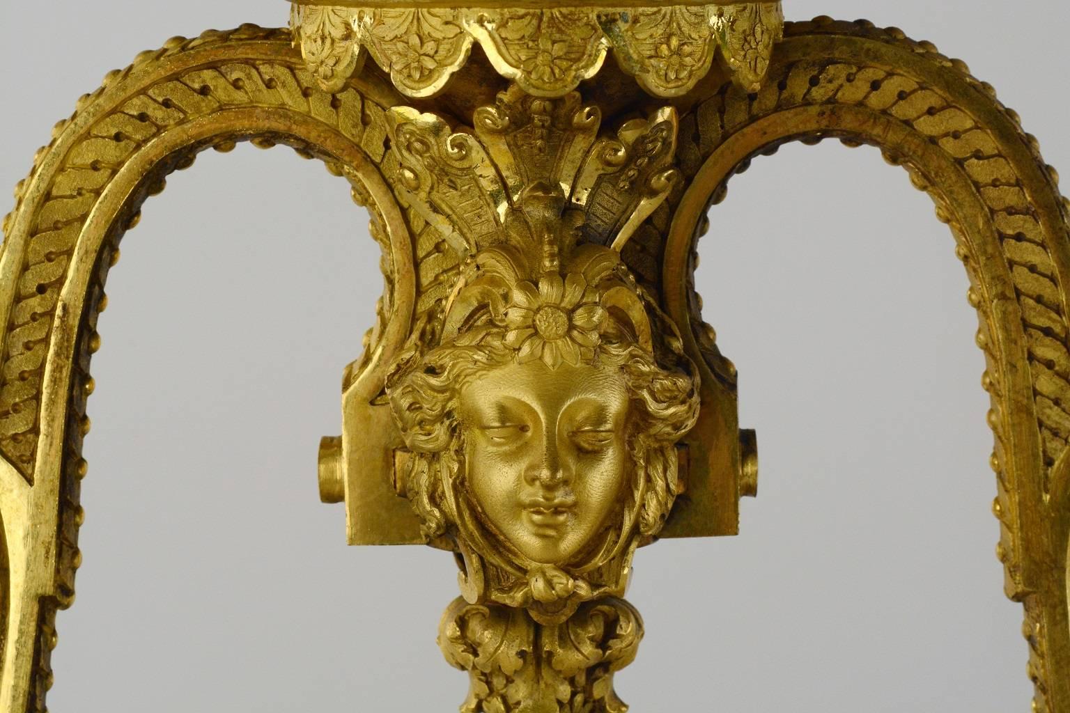 French Ornate 19th Century Baccarat Centerpiece