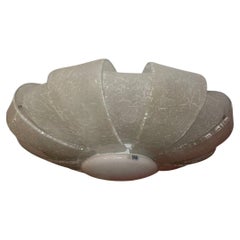 Lampada da incasso in vetro di Murano Graniglia vintage di Aureliano Toso. Italia, anni '60.