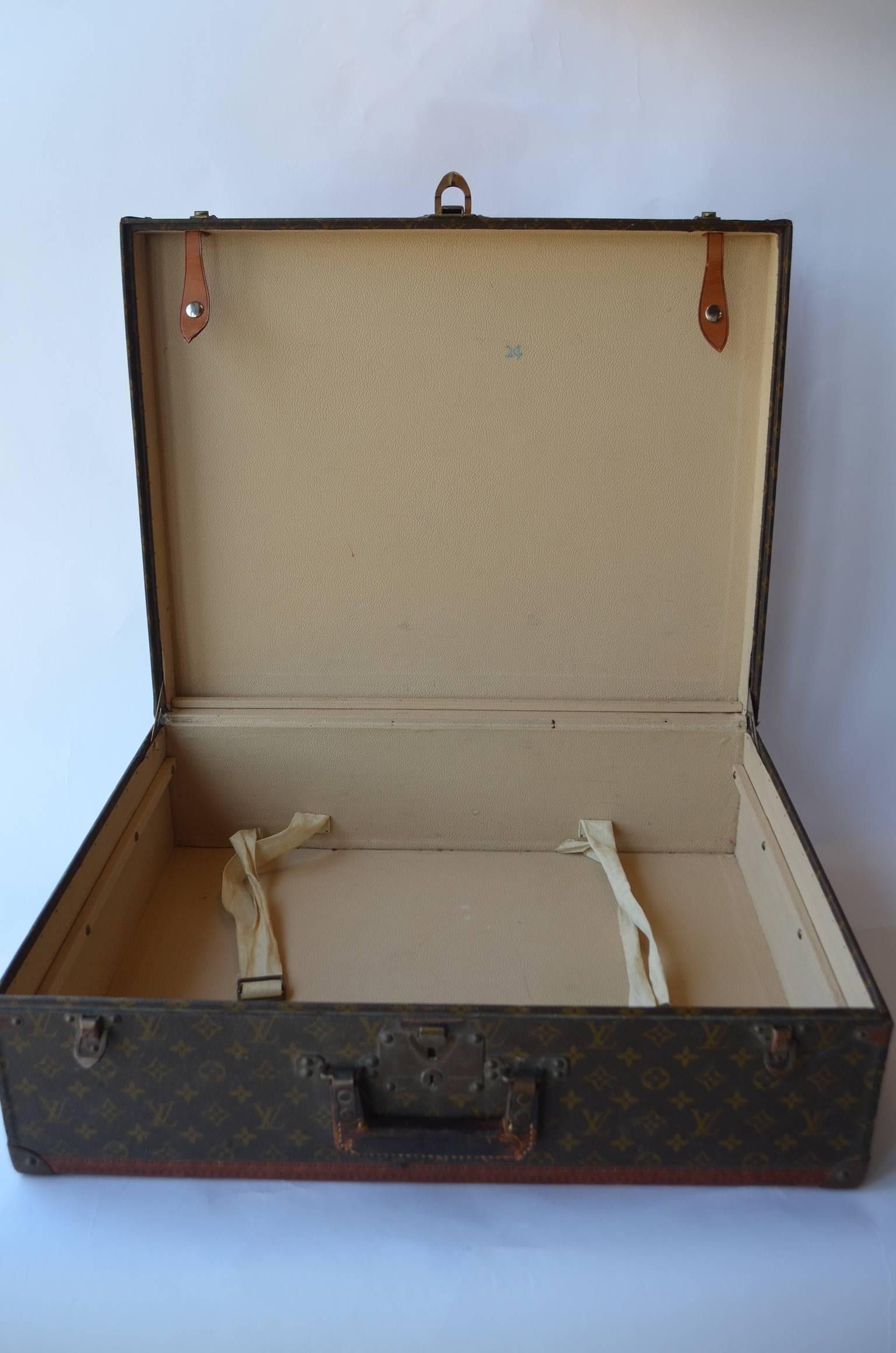 French Set of Three Louis Vuitton Suitcases