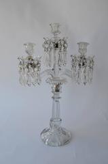 Pair of Late 19th Century Baccarat Candelabra