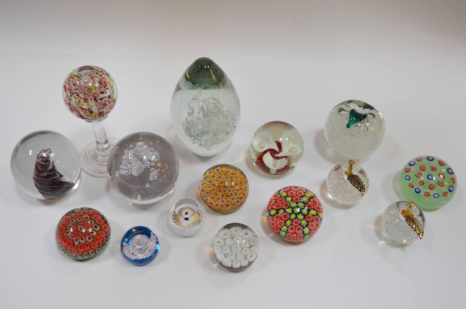 American Collection of Art Glass Paper Weights