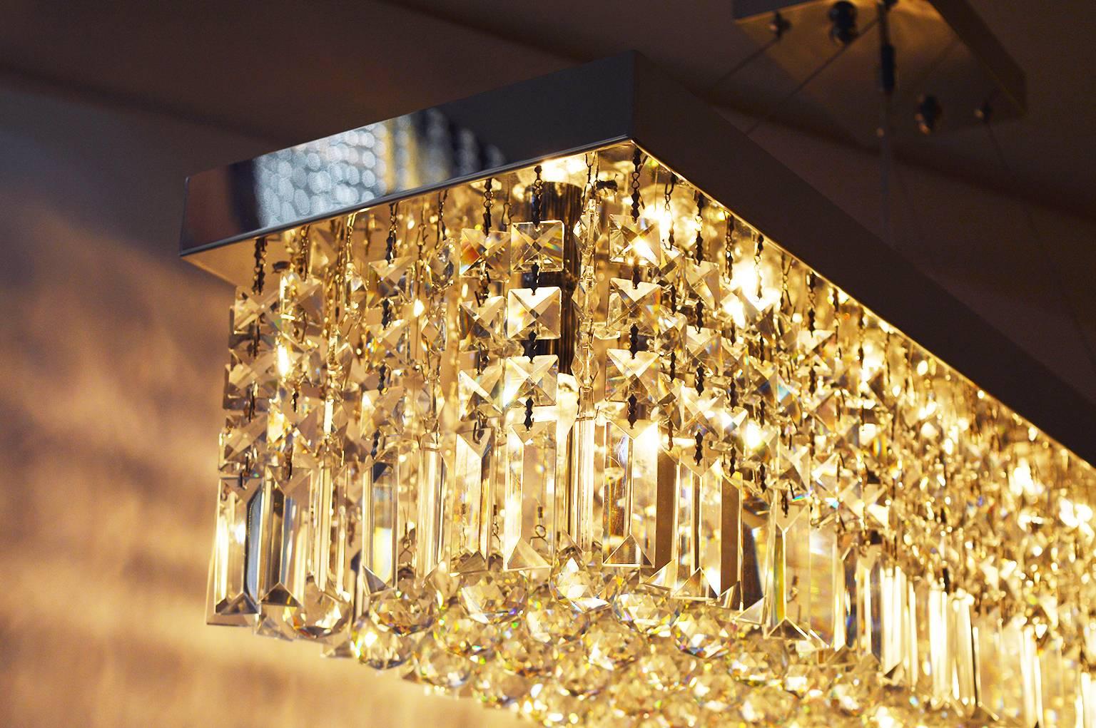 rectangular chandeliers
