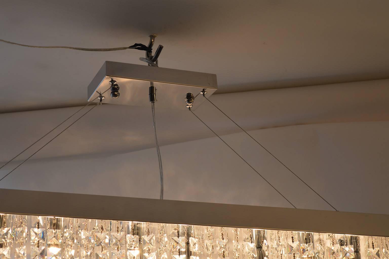 contemporary rectangular chandeliers