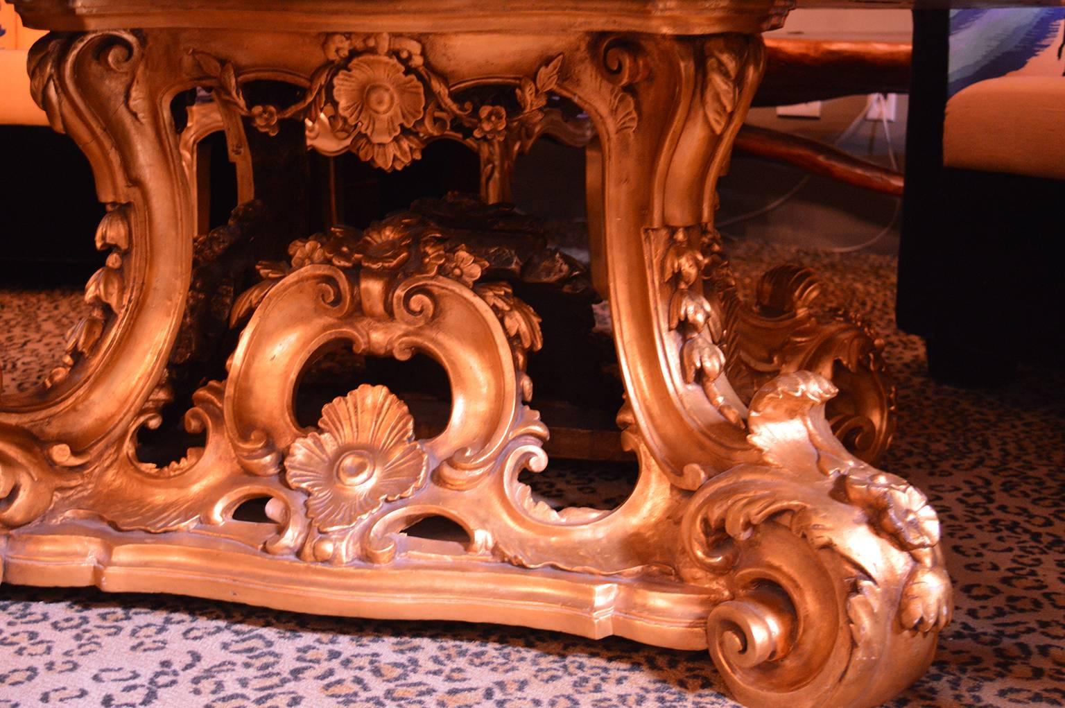 Russian Malachite Coffee Table 1