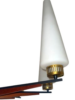 Uplight Chandelier Designed by Stilnovo. Italy, 1950's.