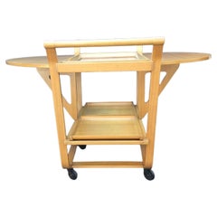 Edward Wormley for Dunbar Model 4487 Mahogany Bar Cart. USA 1950's.