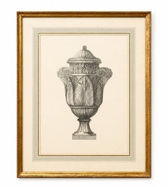 Set of Six Neoclassical Style Etchings After Carlo Antonini. Italy, 20th Century