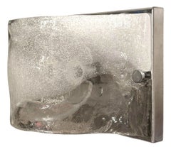 Carlo Nason for Mazzega Murano Glass Wall Sconce / Flush Mount. Italy, 1960's.
