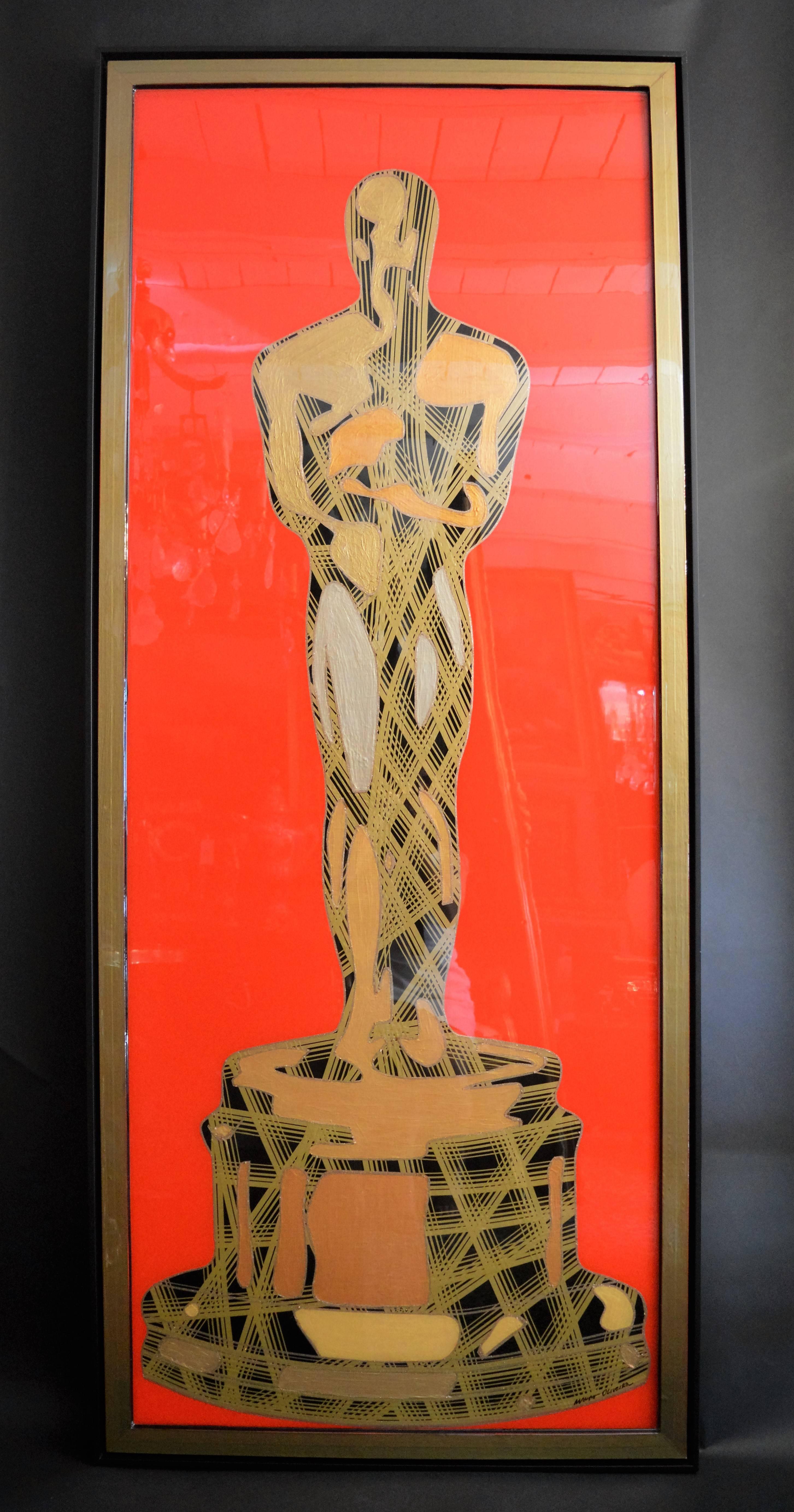 Mauro Oliveira started the historic Oscar series. An original take on the most important and iconic award in the world. Each one is one of a kind.