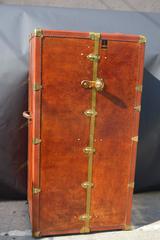 Leather Bound Steamer Trunk