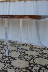 Large Organic Wood Top Dining Table