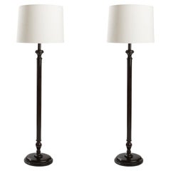 Extra Large hand crafted Brass Candle Stick Table Lamp in Bronze finish