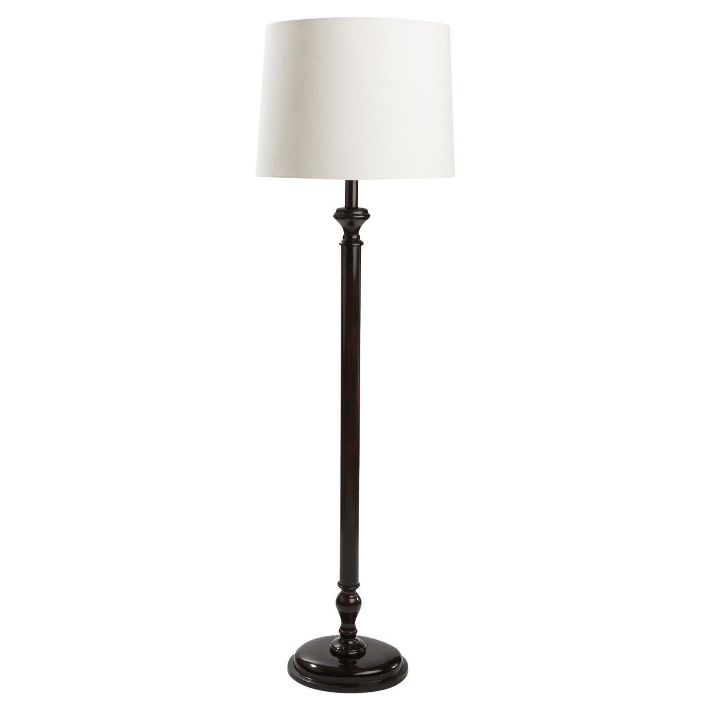 Lampada da tavolo a bastone per candele in ottone extra large realizzata a mano con finitura in bronzo in vendita