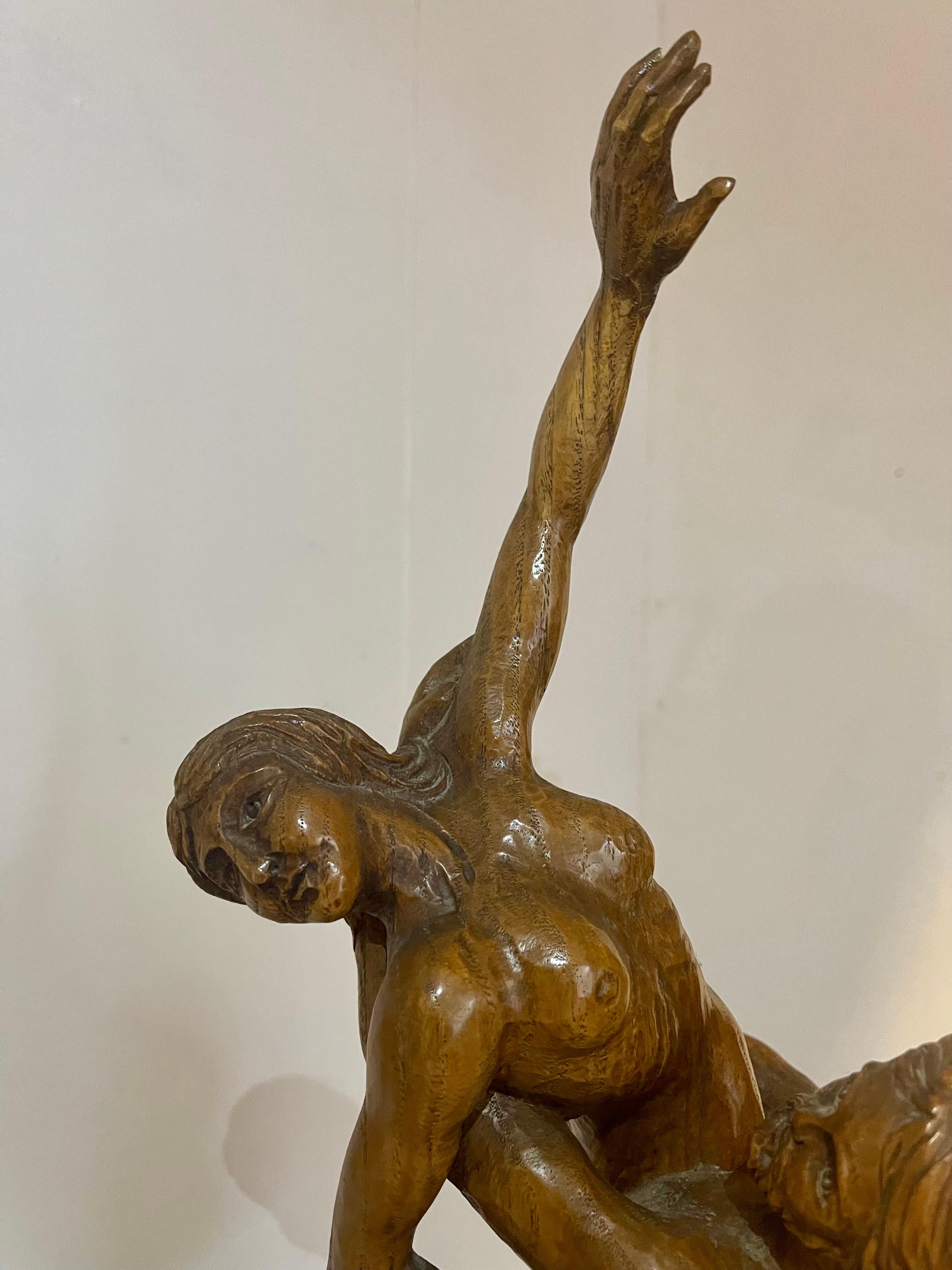 Escultura sopramobile in legno 