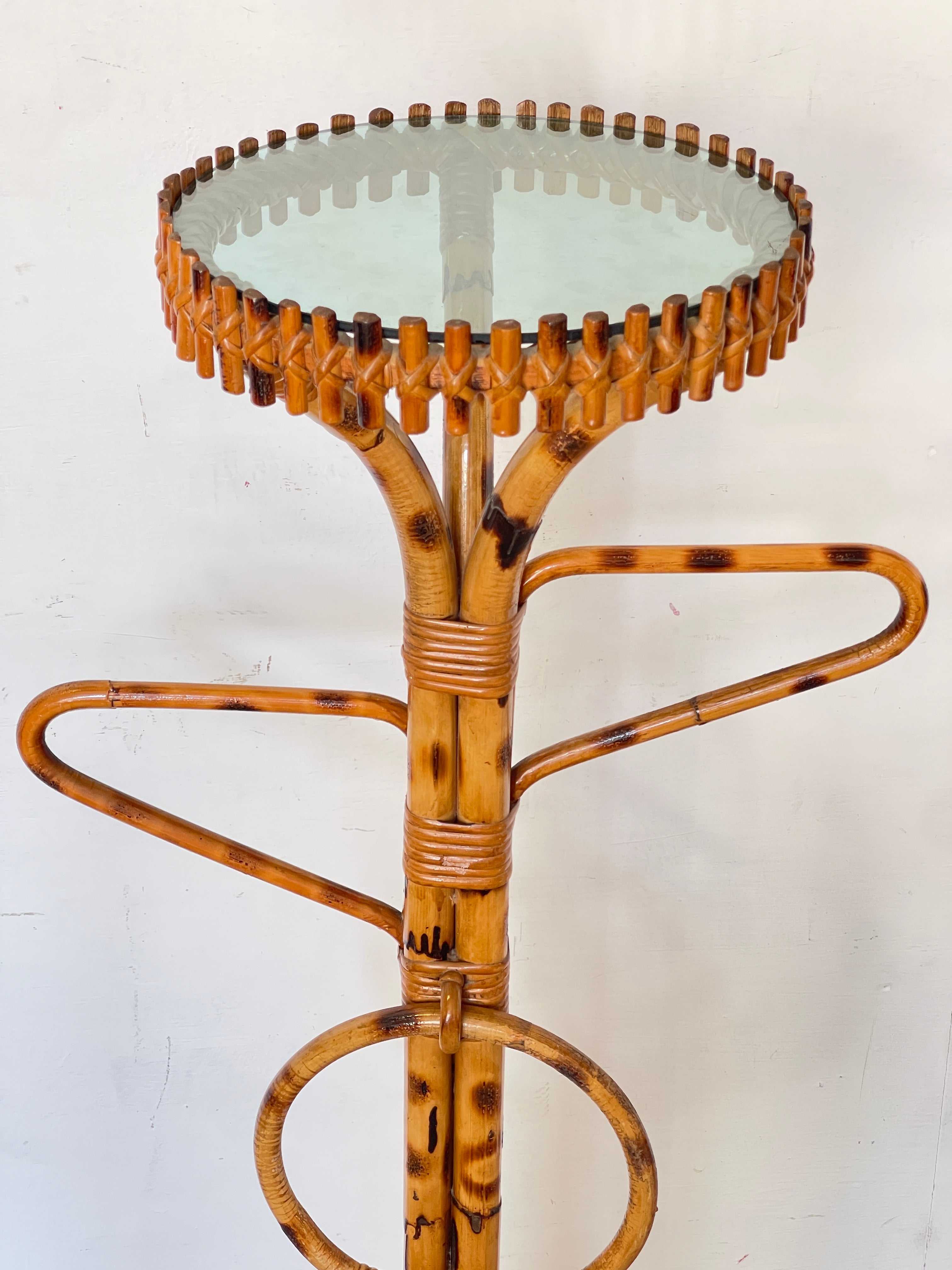 Vintage bamboo and rattan plant stand – Italian design from the ’60s ...