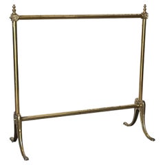 Vintage brass towel rack – elegant Art Nouveau style, 1950s