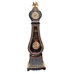 Magnifico orologio a pendolo, Nero, Blu e Oro, “Aquila Imperiale”, anni '50