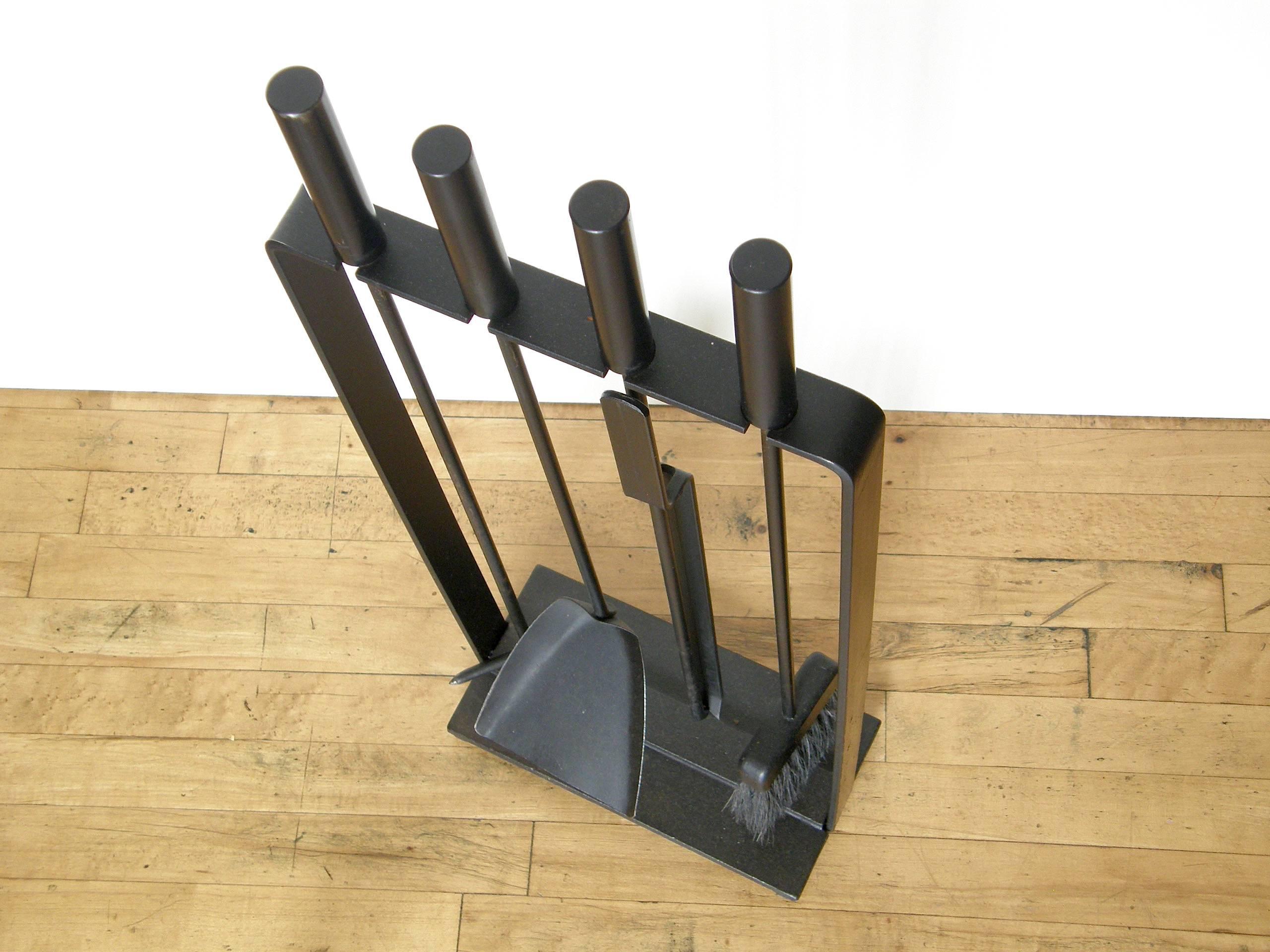 Modernist Fireplace Tools In Good Condition In Chicago, IL