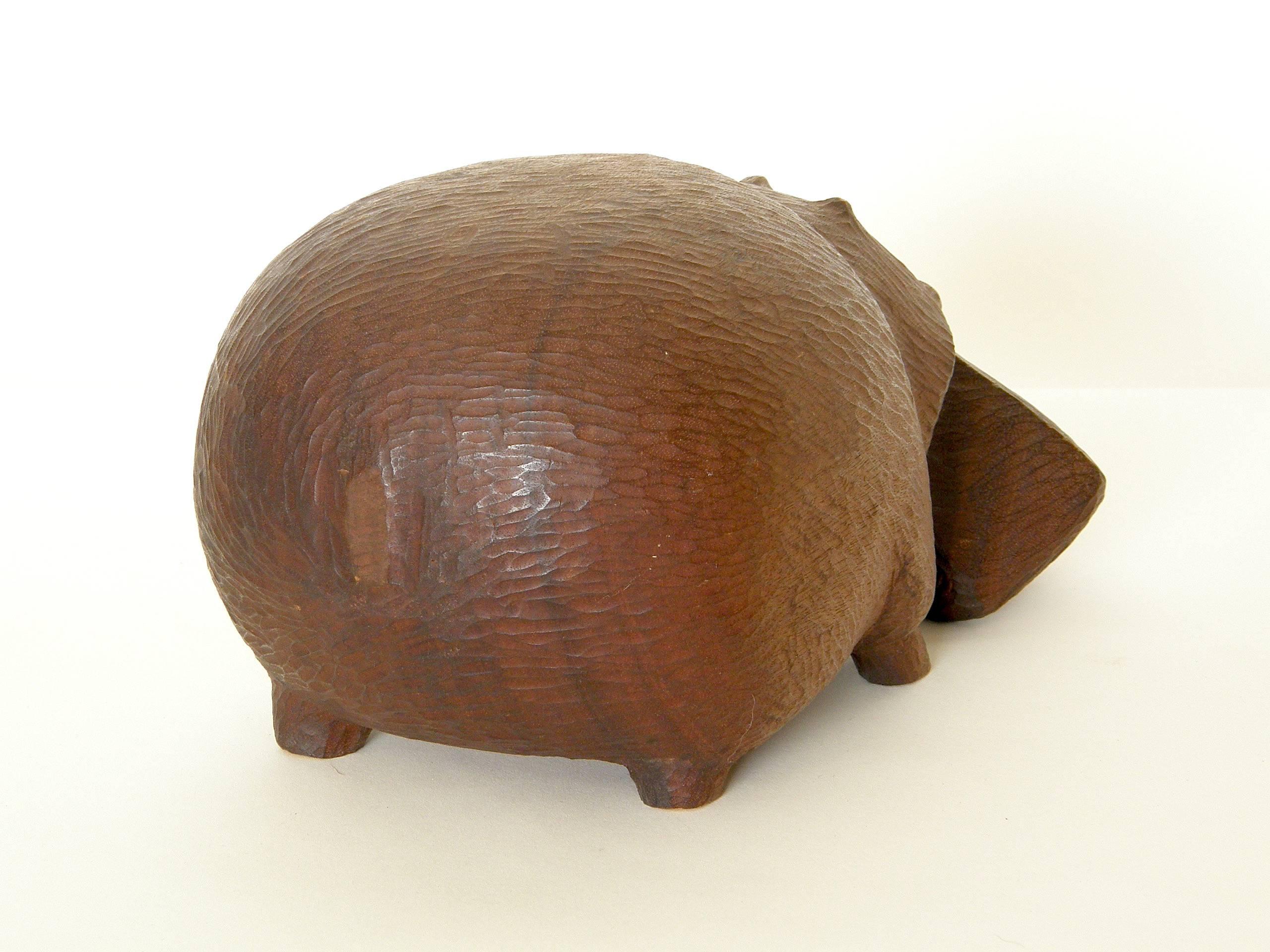 wood hippo