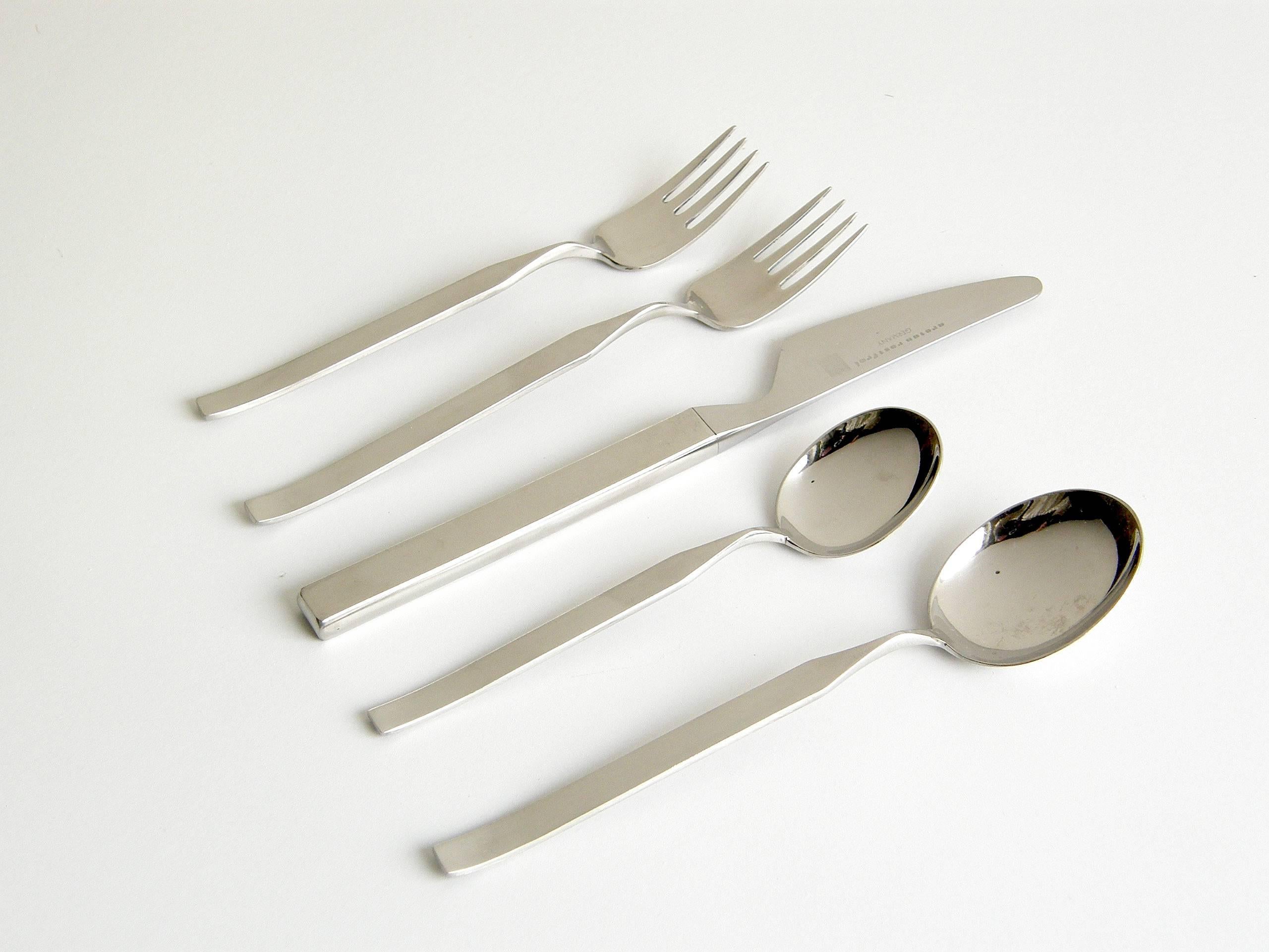 AROTAN STAINLESS FLATWARE GERMANY 5 PIECE PLACE SETTING 